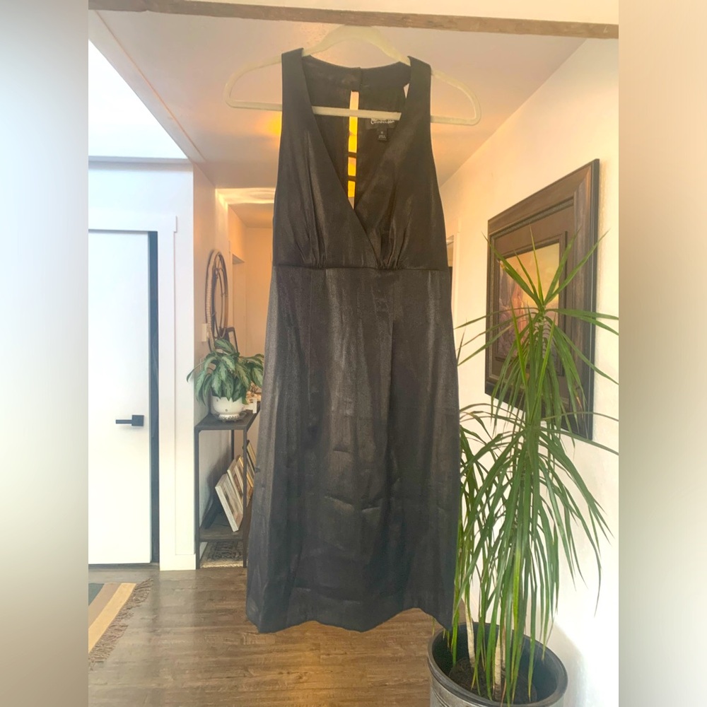 Connected Halter Evening Dress Midnight Blue Women’s 12 Preloved